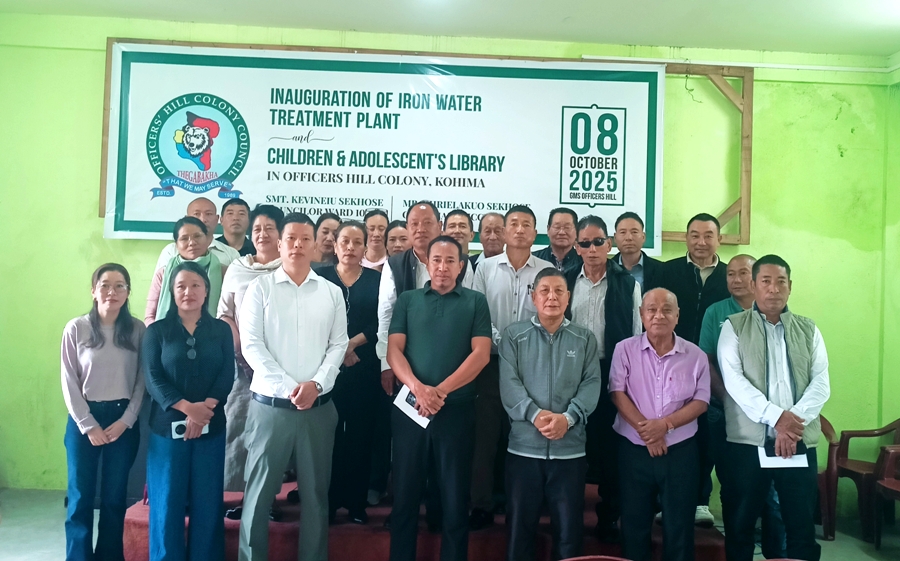Iron Water Treatment Plant, library inaugurated in Kohima
